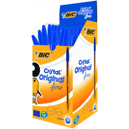 Pix unica folosinta albastru cristal fine bic
