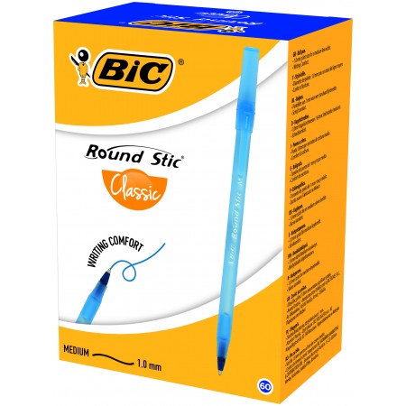 Pix unica folosinta albastru round stic bic