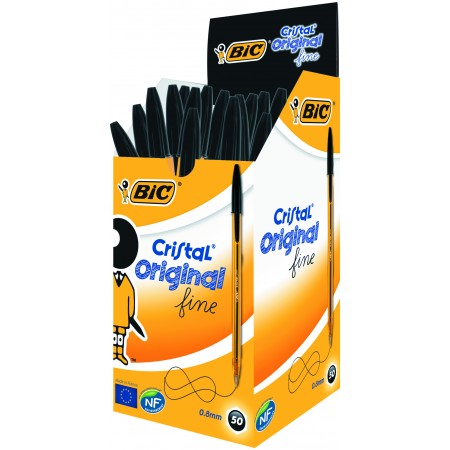 Pix unica folosinta negru cristal fine bic