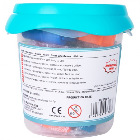 Plastilina soft galetusa 12 culori 160g deli
