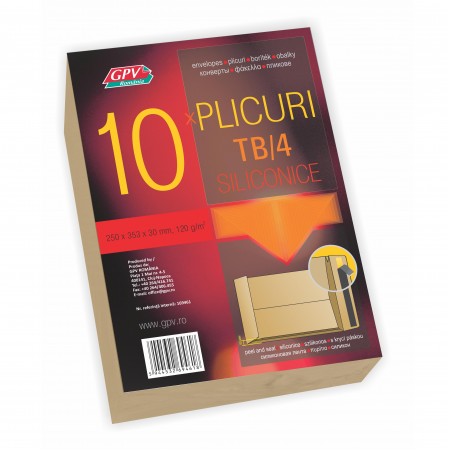 Plic b4 silicon burduf 30mm 120g 250*353mm maro tip t 250/c gpv