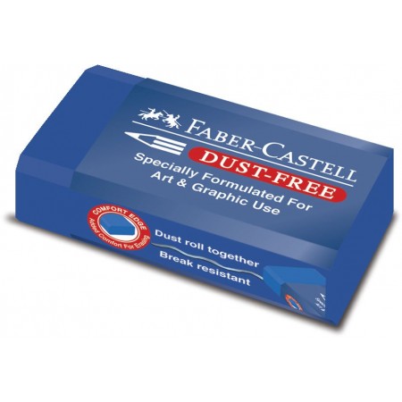 Radiera creion dust free albastra art&graphic 24 faber-castell
