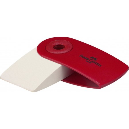 Radiera creion sleeve rosie/albastra faber-castell Radiera creion sleeve rosie/albastra faber-castell