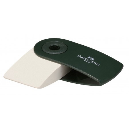 Radiera creion sleeve verde faber-castell Radiera creion sleeve verde faber-castell