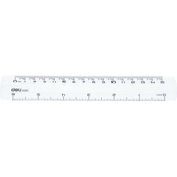 Rigla 15cm transparenta deli