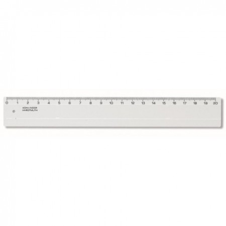 Rigla 20cm transparenta koh-i-noor