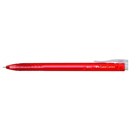 Roller 0.5mm semi-gel cu mecanism rosu rx5 faber-castell Roller 0.5mm semi-gel cu mecanism rosu rx5 faber-castell