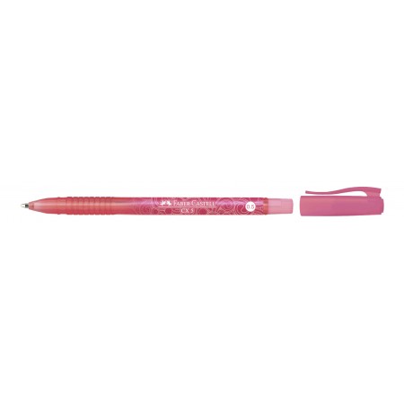Roller 0.5mm semi-gel rosu cx5 faber-castell Roller 0.5mm semi-gel rosu cx5 faber-castell