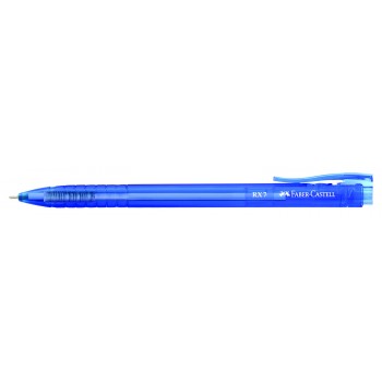 Roller 0.7mm semi-gel cu mecanism albastru rx7 faber-castell