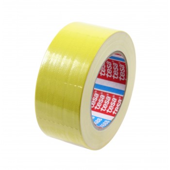 Banda adeziva textila galbena 25m*50mm tesa