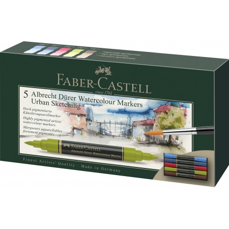 Set 5 markere solubile sketching a.durer faber-castell