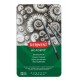 Set 12 buc creioane grafit 6b-5h cutie metal derwent academy