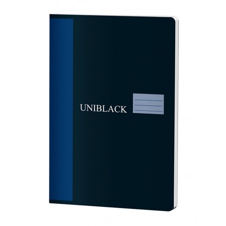 Caiet a4 60 file dictando 70g coperta albastra uniblack pigna