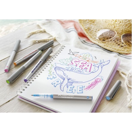 Roller free ink 0.7mm portocaliu faber-castell