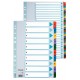 Separatoare index carton 1-10 mylar esselte