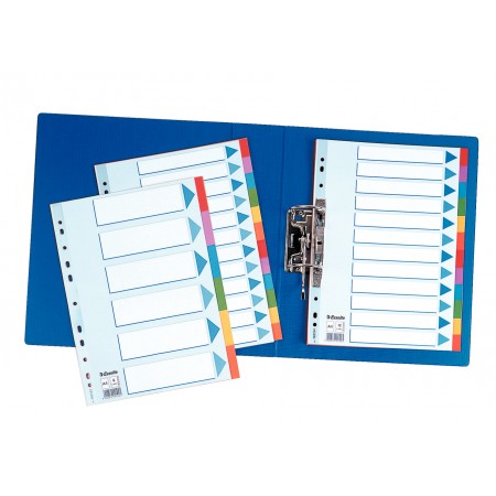 Separatoare index carton 5 coli standard esselte