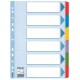 Separatoare index carton 6 coli  mylar esselte