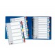 Separatoare index carton 6 coli  mylar esselte