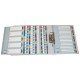 Separatoare index carton ian-dec mylar esselte