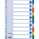 Separatoare index plastic 10 culori esselte