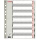 Separatoare index plastic 1-31 maxi esselte