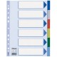 Separatoare index plastic 6 culori esselte