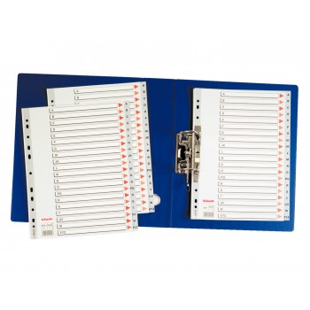Separatoare index plastic a-z esselte