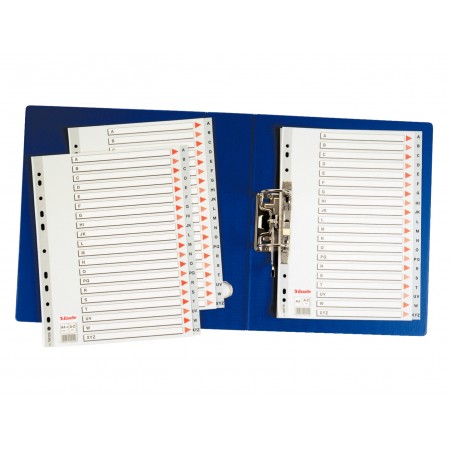 Separatoare index plastic a-z esselte