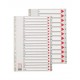 Separatoare index plastic a-z maxi esselte