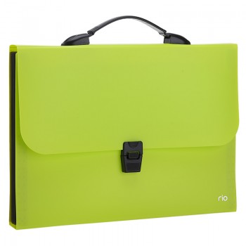 Servieta plastic cu maner 7 compart. div. cul. neon deli