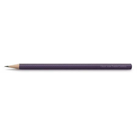 Set 3 buc creion grafit guilloche violet graf von faber-castell Set 3 buc creion grafit guilloche violet graf von faber-castell