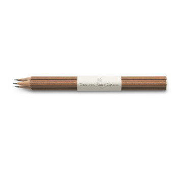 Set 3 buc creion grafit maro graf von faber-castell