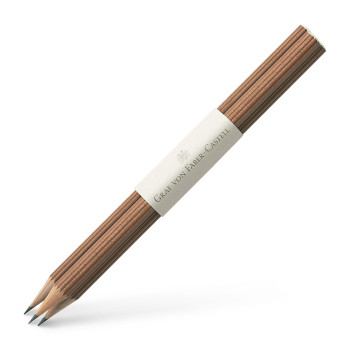 Set 3 buc creion grafit maro graf von faber-castell