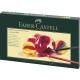 Set cadou 20 creioane colorate polychromos + 4 creioane grafit castell + accesorii faber-castell