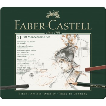 Set pitt monochrome 21 buc faber-castell