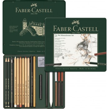 Set pitt monochrome 21 buc faber-castell
