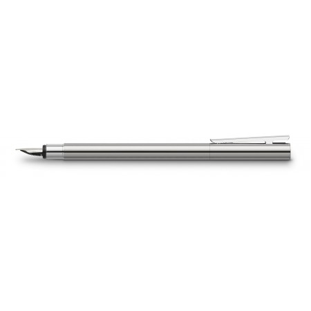 Stilou neo slim metal lucios f faber-castell
