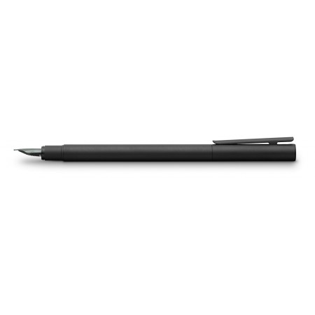 Stilou neo slim metal negru m faber-castell