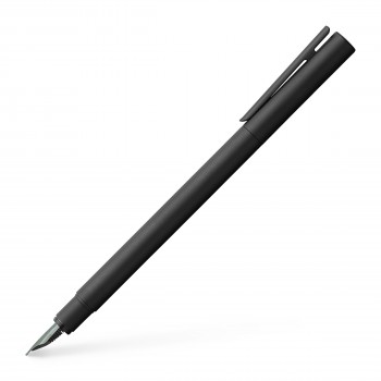 Stilou neo slim metal negru m faber-castell