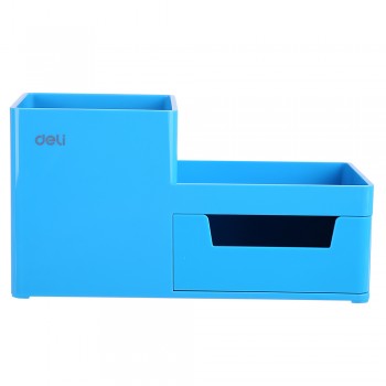 Suport birou 3 compart+sertar bleu deli