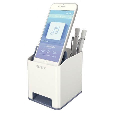 Suport instrumente scris amplif sunet alb perlat leitz Suport instrumente scris amplif sunet alb perlat leitz