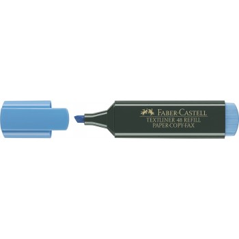 Textmarker albastru 1548 faber-castell