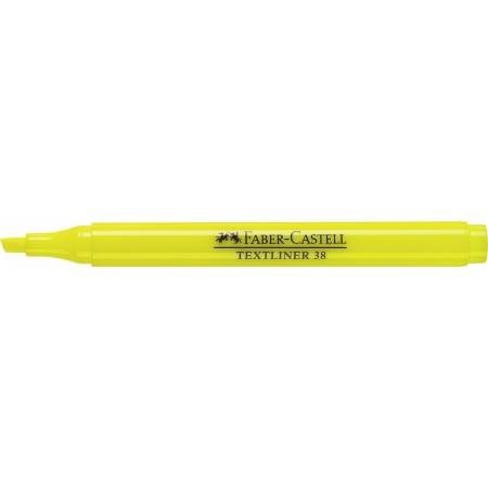 Textmarker galben 38 faber-castell