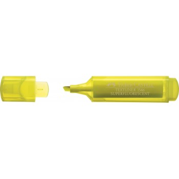 Textmarker galben superfluorescent 1546 faber-castell