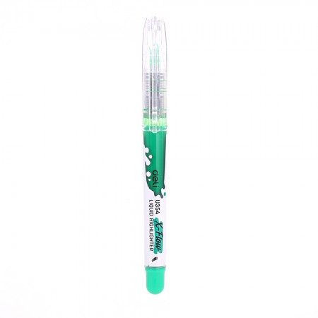 Textmarker lichid verde deli