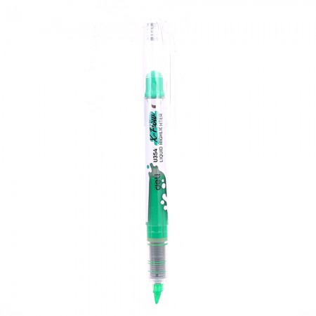 Textmarker lichid verde deli