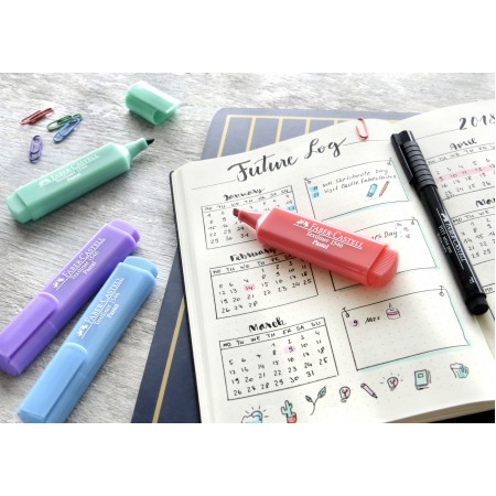 Textmarker lila pastel 1546 faber-castell