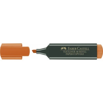 Textmarker portocaliu 1548 faber-castell