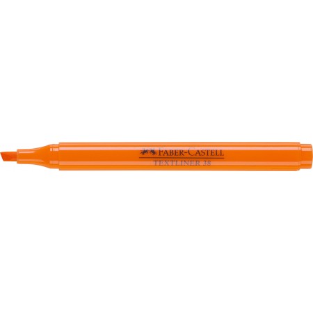 Textmarker portocaliu 38 faber-castell