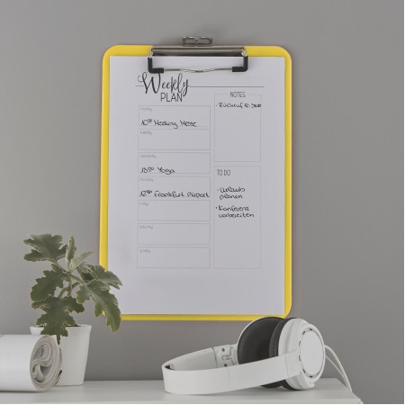 Clipboard simplu galben wow leitz